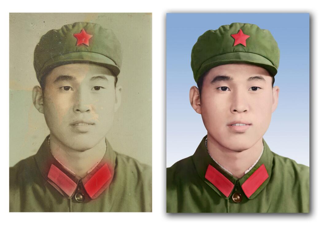堆龙德庆破损照片修复-18